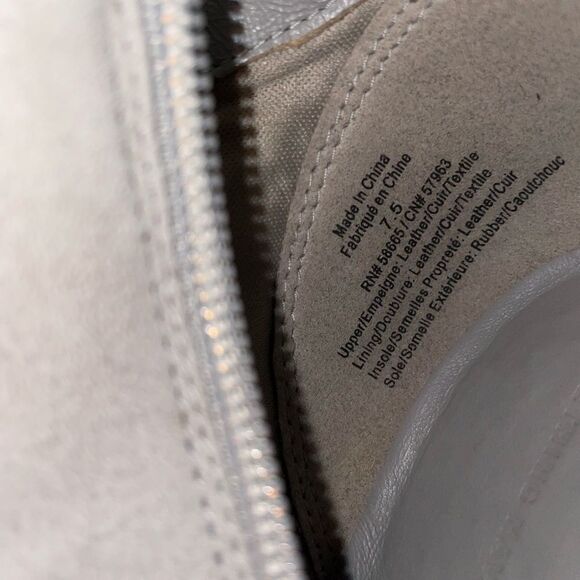 SOMETHING NAVY Orchid Dove Gray Suede Leather Lace Up Bootie 7.5 - Picture 8 of 8